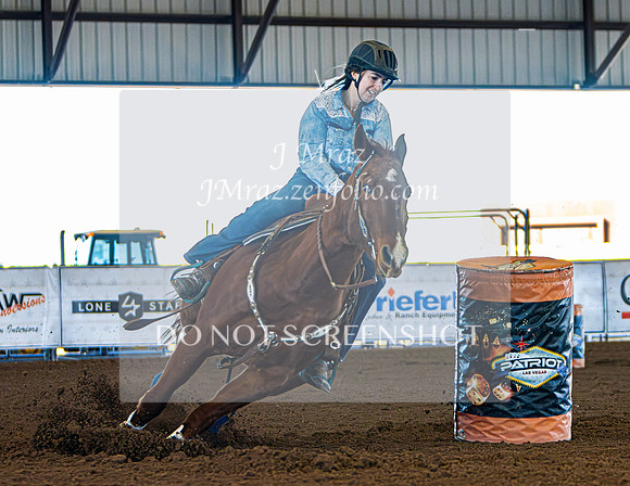 2023_LVPatriot_Barrel Racing_JMrazPhotograpy-9